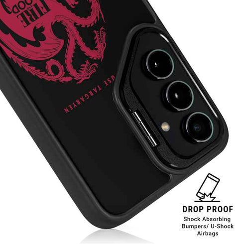 Game of Thrones: House Targaryen Galaxy S24 FE Kickstand Case